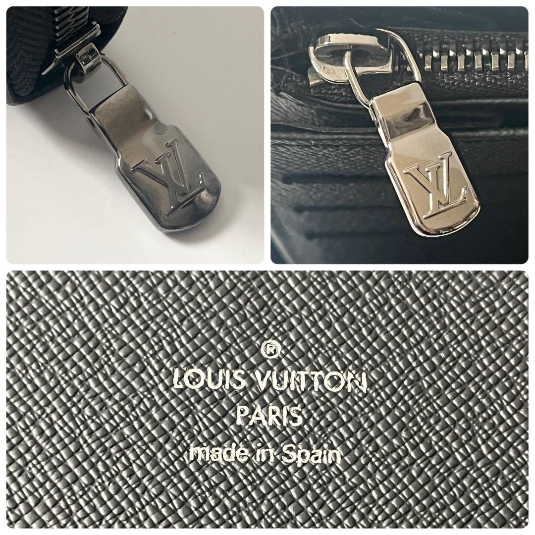 ルイヴィトン　モノグラム エクリプス ジッピー・オーガナイザー NM　ブラック