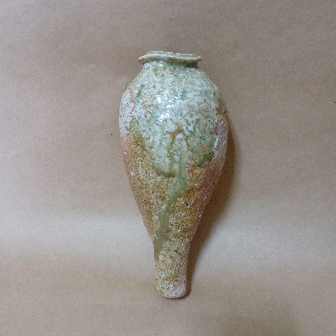 茶道具　信楽焼掛花入