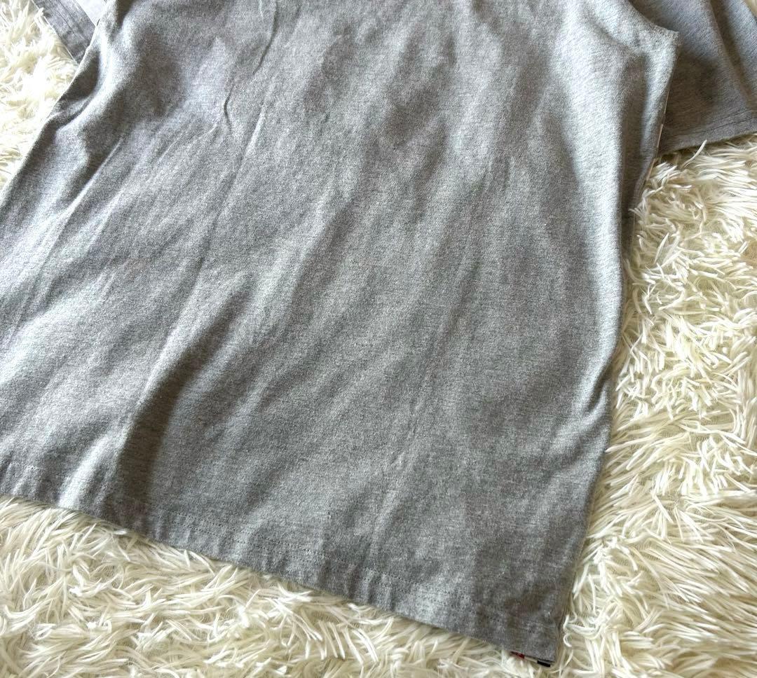 美品　トムブラウン　ボーダー半袖Tシャツ　4bar トリコロール　グレー　М〜L