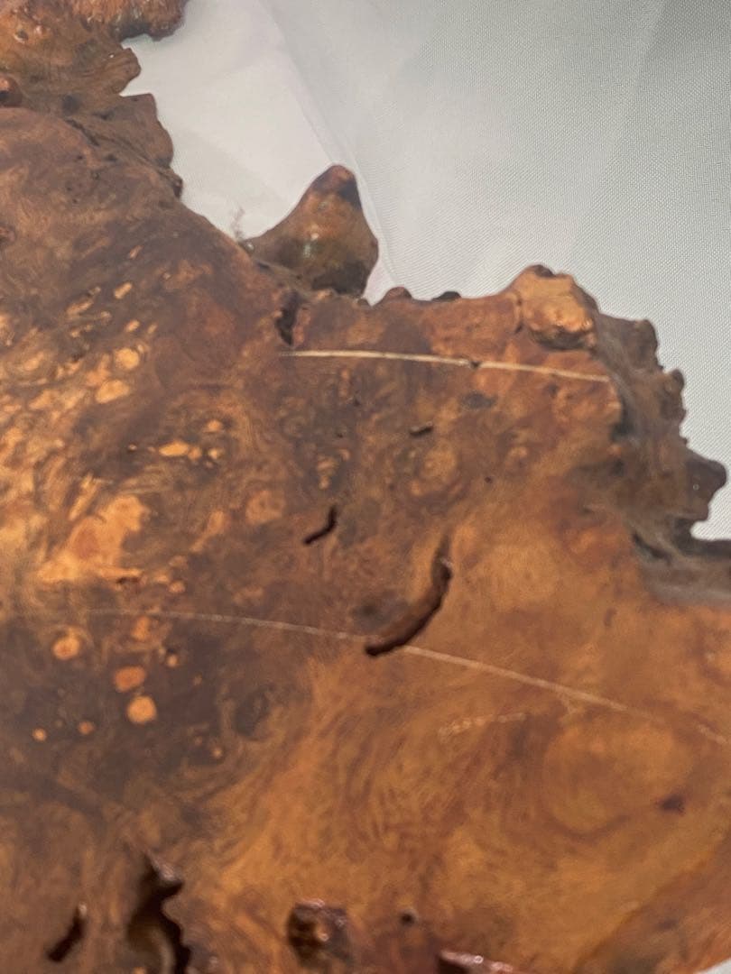 2519❣️ 花梨瘤 衝立 天然木 玉杢 花梨瘤杢