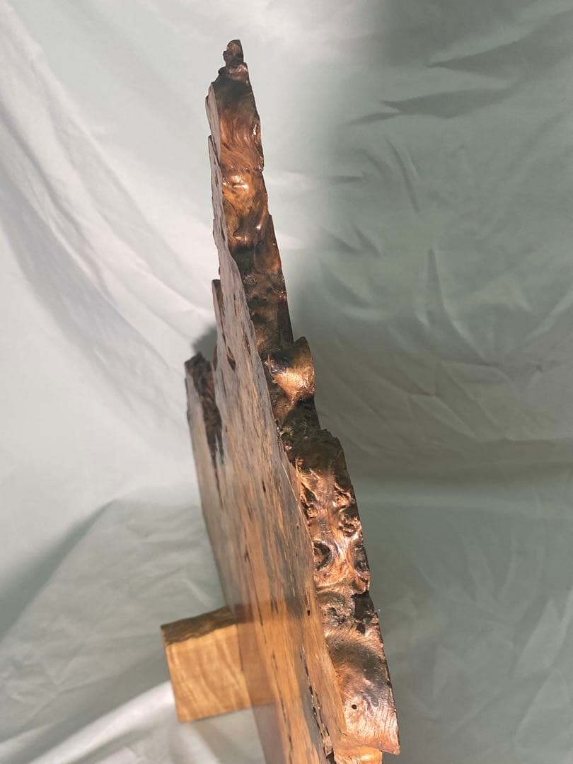 2519❣️ 花梨瘤 衝立 天然木 玉杢 花梨瘤杢