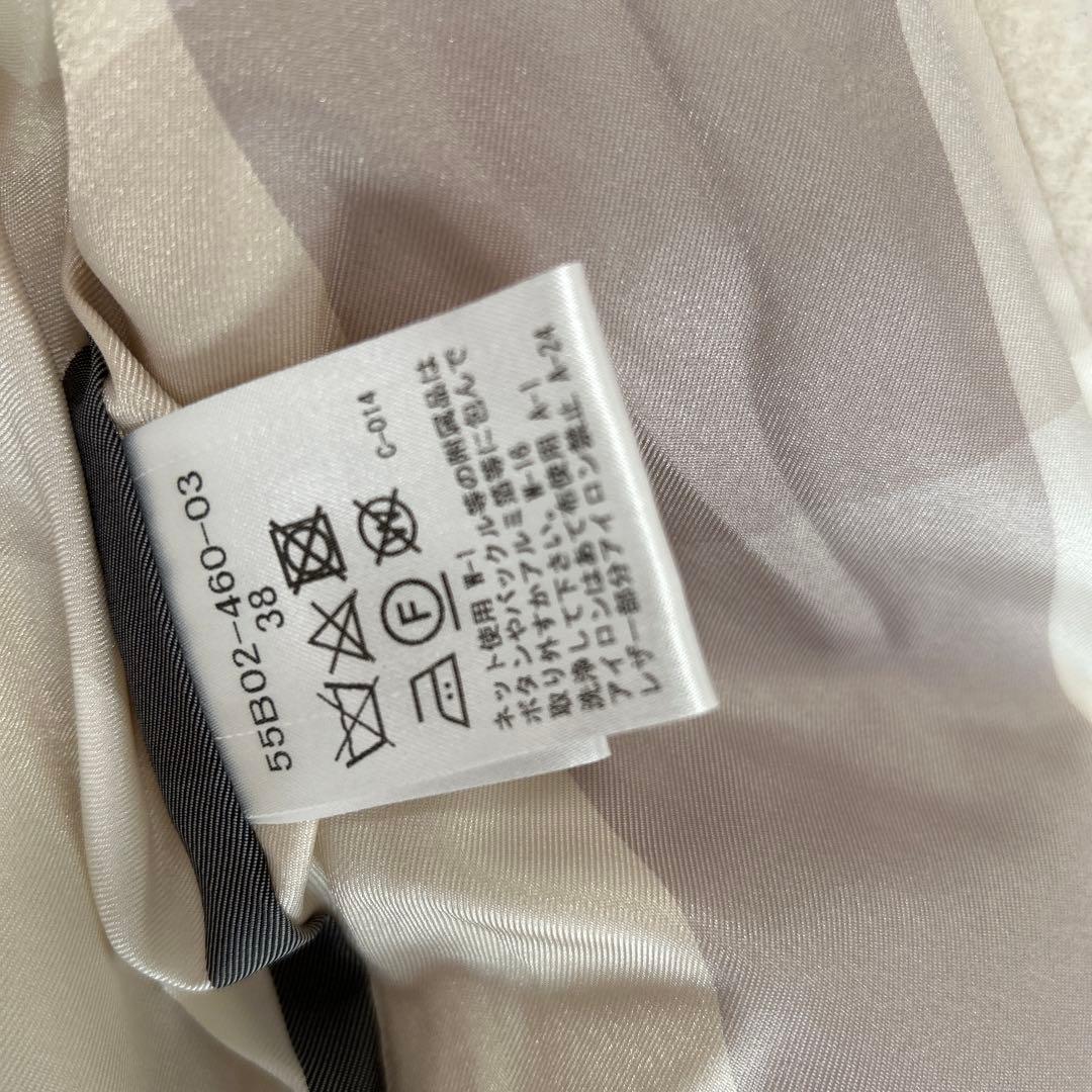 美品BLUE LABEL CRESTBRIDGEショートダッフルコート　チェック