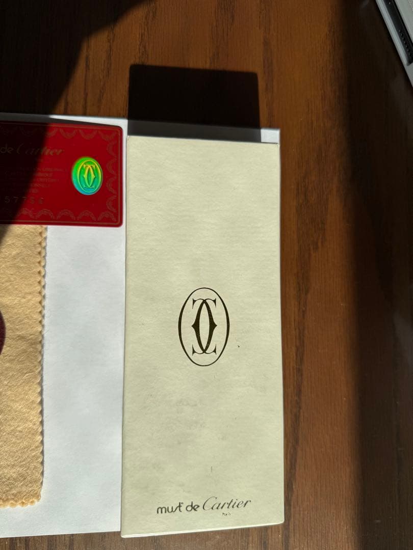 【新品・未使用】mut de Cartier レザーケースとクリーニングクロス