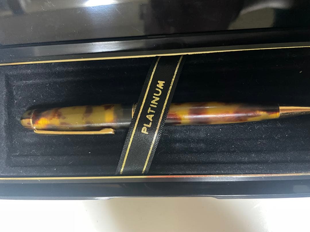PLATINUM ボールペン べっこう柄