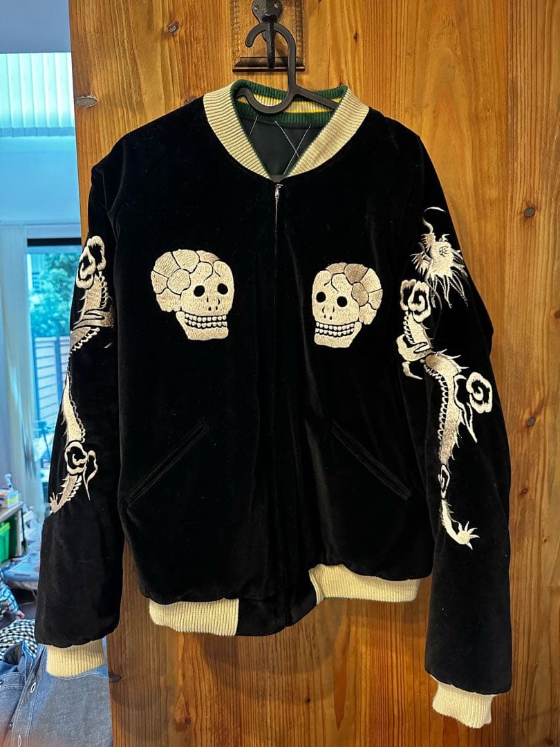 aibasi スカジャン　蛇髑髏　東洋テーラー