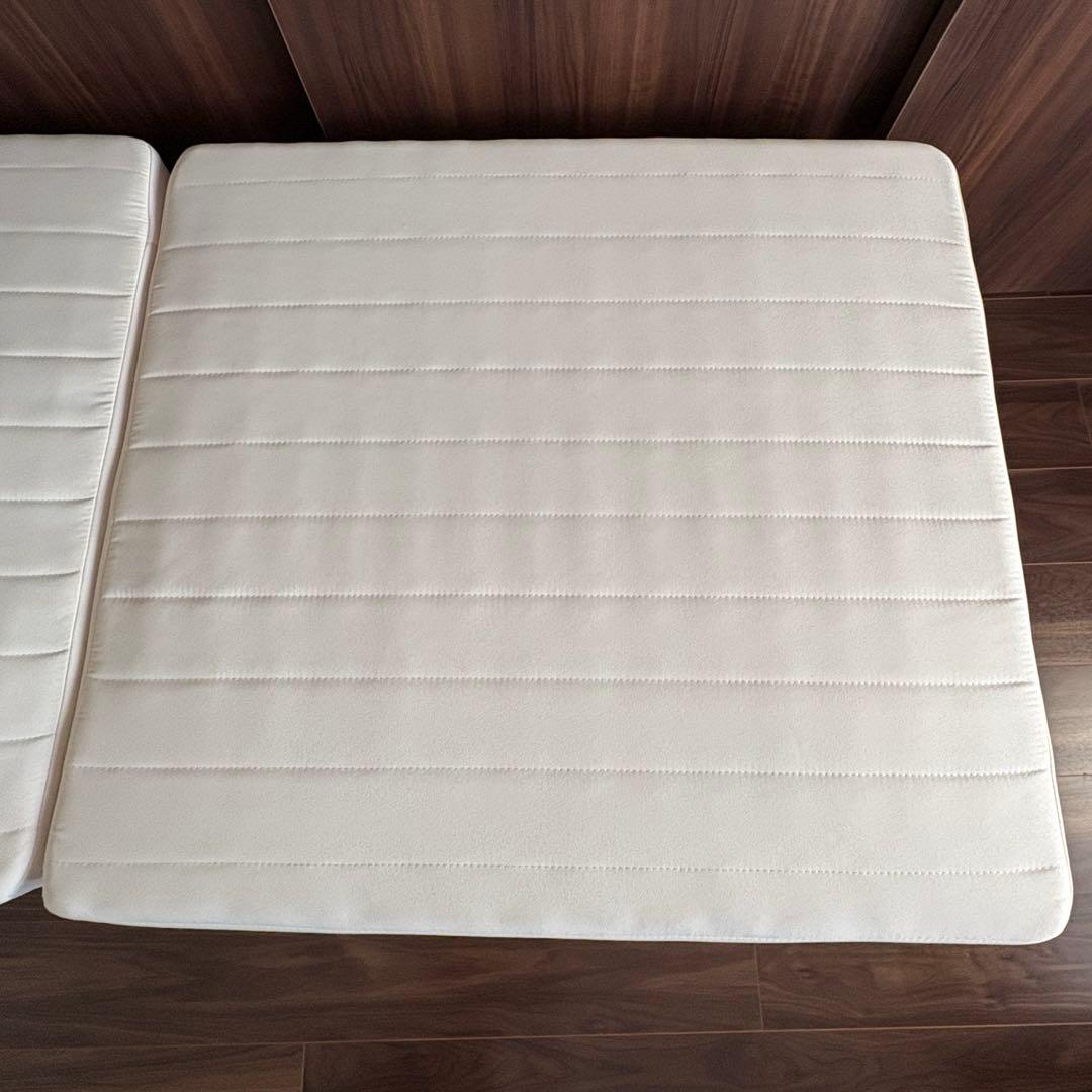 【送料込み】マットレスベッド 分割式 セミシングル ショート丈 脚30cm