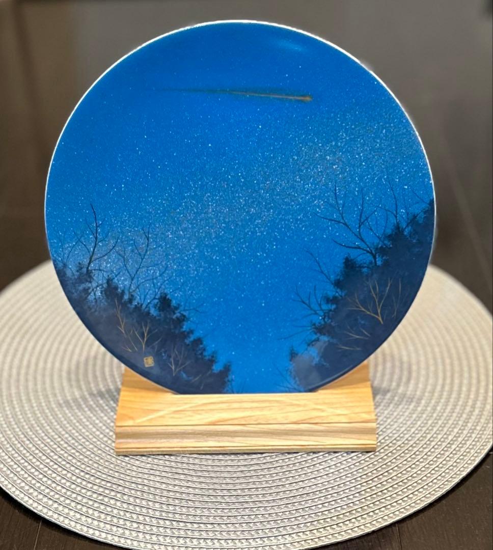 千住博　限定500枚　クリスマスプレート