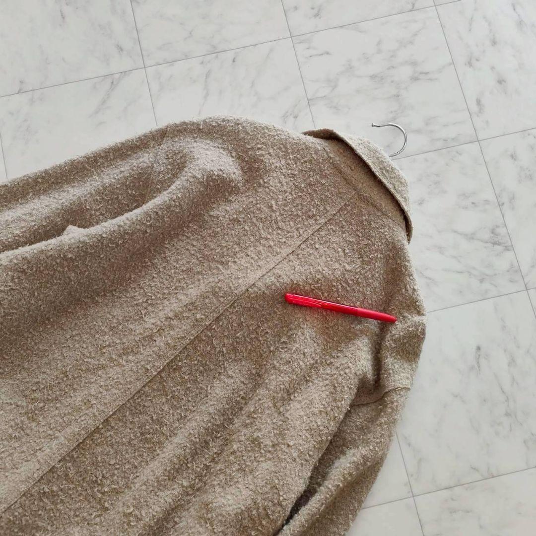 ヨーガンレール テディベア ボア 風 起毛 コート モカ系