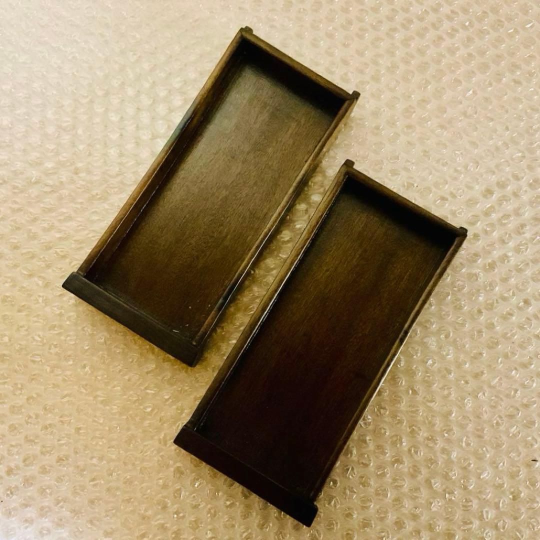 ⭐️ヴィンテージ⭐️【美品】唐木 中国古美術 書道篆刻 インテリア 印箪笥