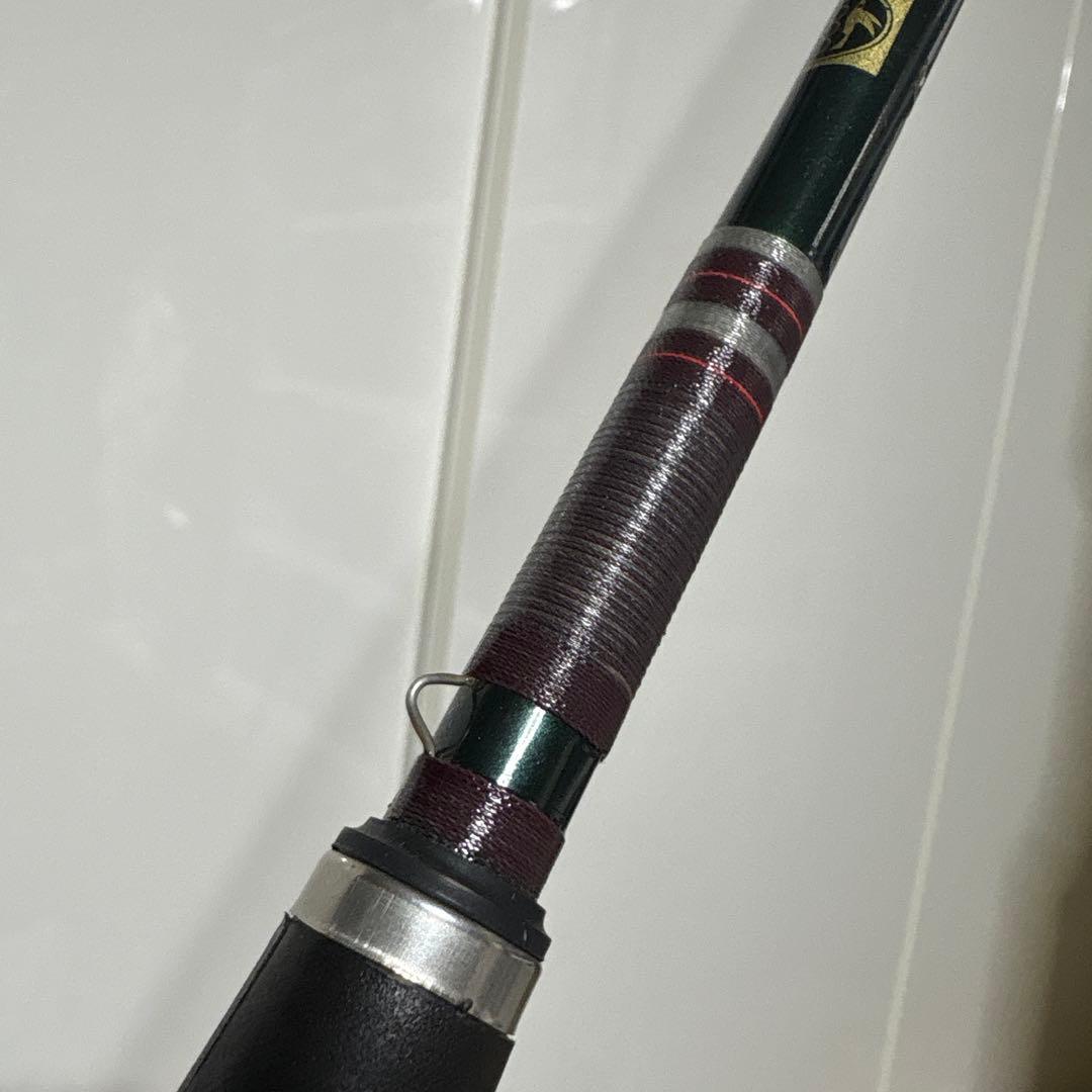 オリムピック カーボンファイバーロッド LC195 綺麗な深緑色　トップ