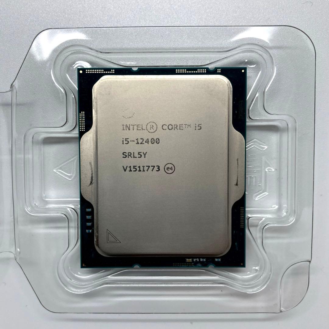 【動作確認済み】CPU intel core i5-12400
