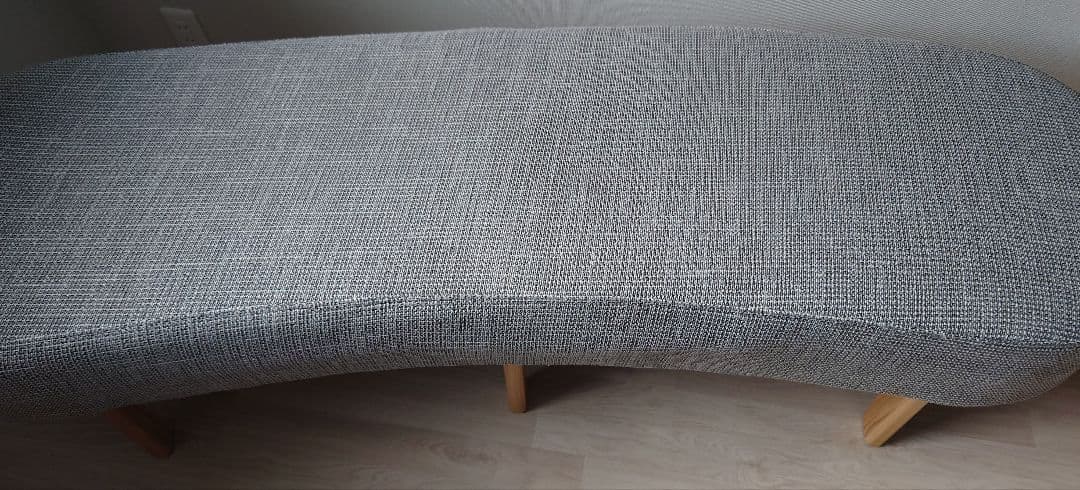 ①【テーブル】北欧モダン ダイニングテーブル、ベンチ3点セット 4人掛け