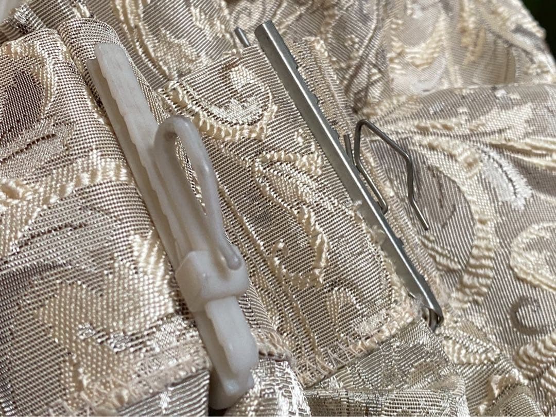 カーテン ダマスク柄180cm 105cm 2枚セット インテリア アンティーク