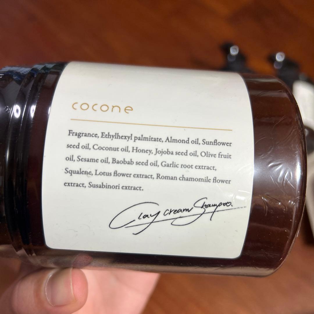 cocone クレイクリームシャンプー 4個 詰め替え1個