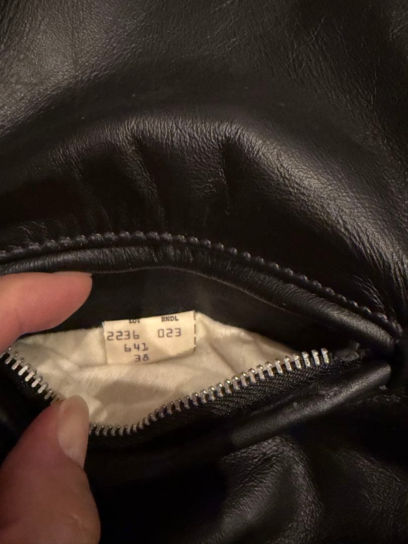 美品　schott ショット 641 38シングルライダースジャケット 本革