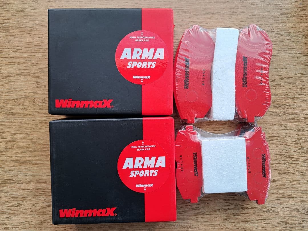 Winmax86BRZ新品パッドAP3(=現MC3)ZN6•ZC6用 前後1台分
