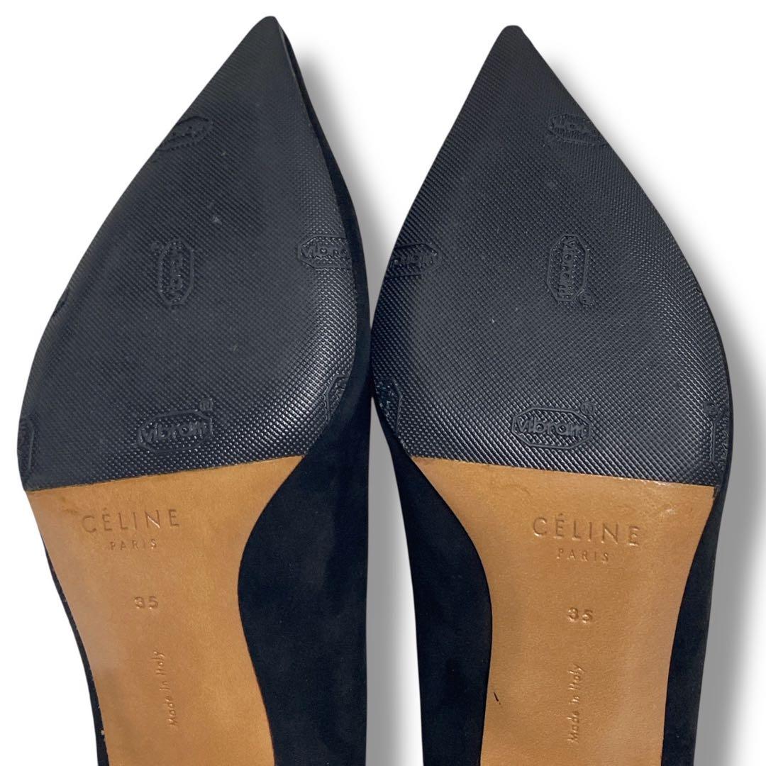 セリーヌ イタリア製 ヒールパンプス フィービーファイロ スエード ブラック35