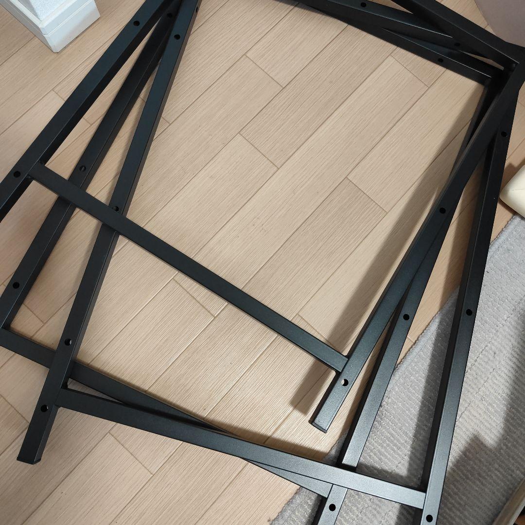 パソコンデスク 幅120cm ゲーミングデスク ラック＆コンセント付き