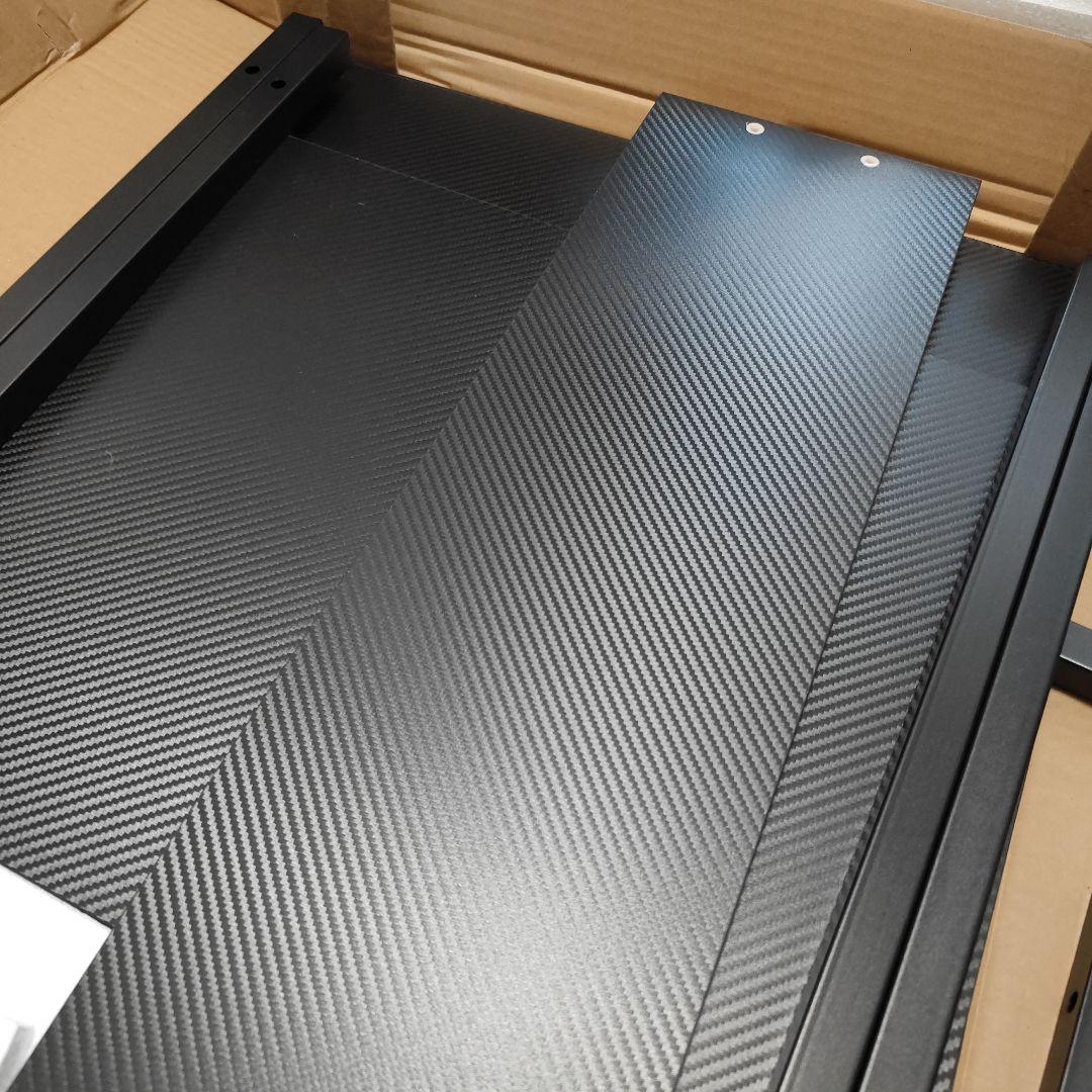 パソコンデスク 幅120cm ゲーミングデスク ラック＆コンセント付き