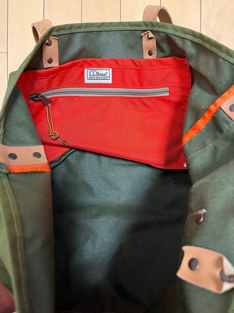 llbeanユーティリティトートバッグusaアメリカ製エルエルビーン古着レザー