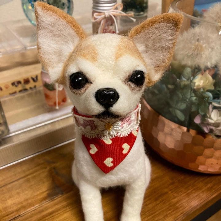 羊毛フェルト　チワワ