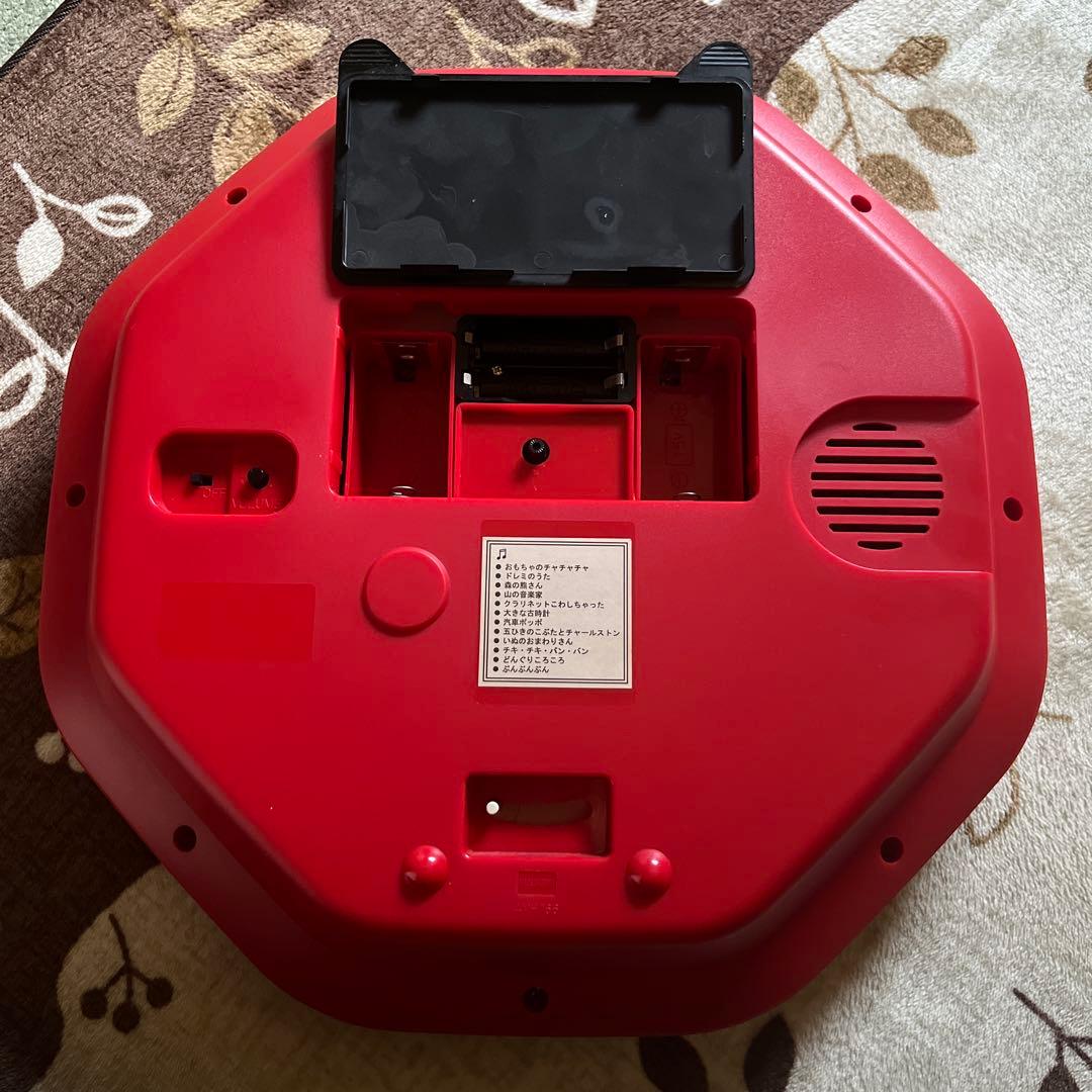 【ジャンク品】ハローキティー　汽車　掛け時計