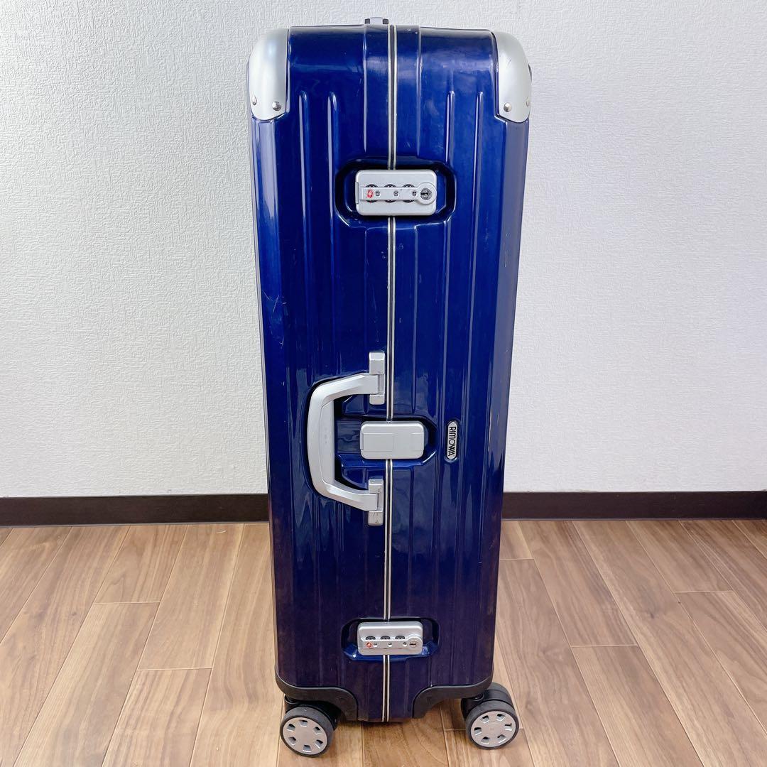 【良品】リモワ　リンボ　891.77 ブルー　89L 四輪　キャリーケース