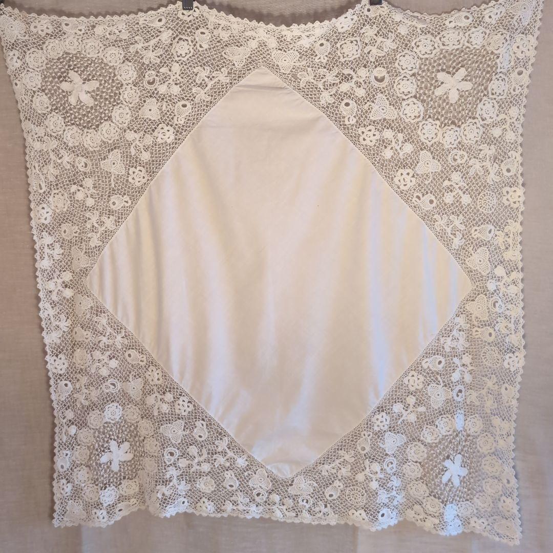 アンティークレース生地 テーブルクロス