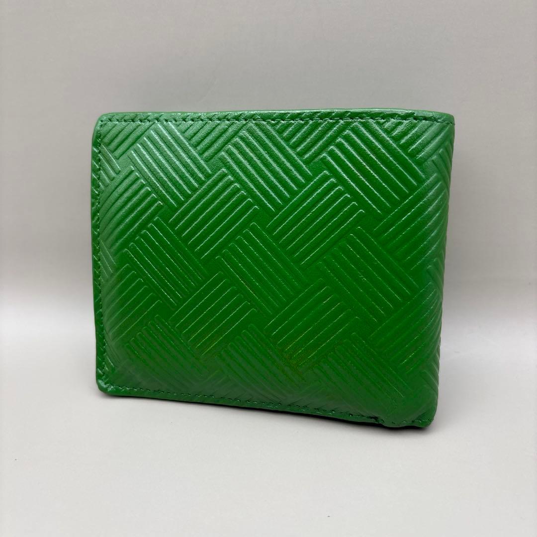 ◆正規品◆近年モデルボッティガヴェネタ二つ折りサイフグリーン