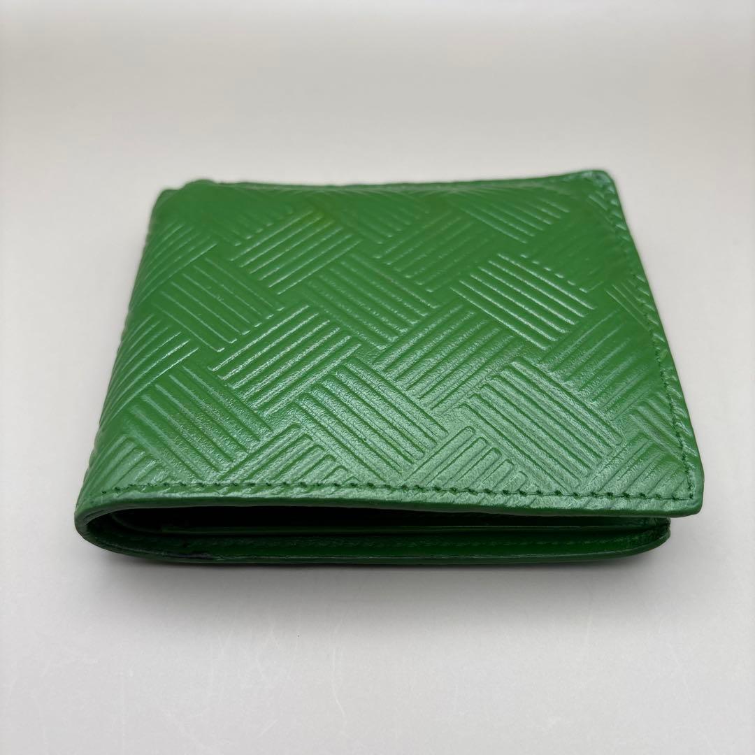 ◆正規品◆近年モデルボッティガヴェネタ二つ折りサイフグリーン