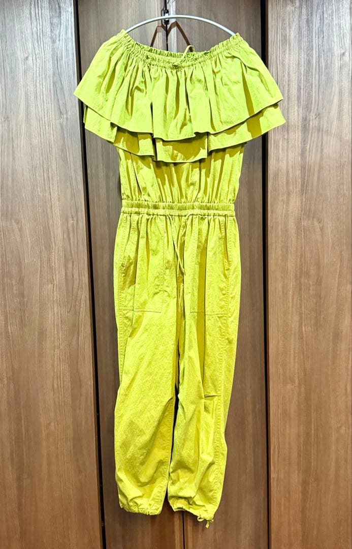 お値下げ！【新品未使用・タグ付】drawer オフショルダー ジャンプスーツ