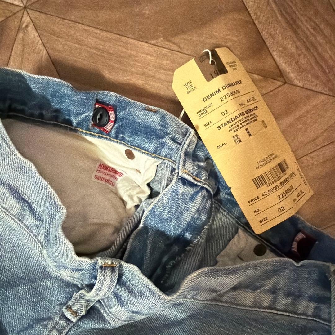 デニムダンガリー ほぼ新品サイズ02 12oz グランジ PN 44LBL