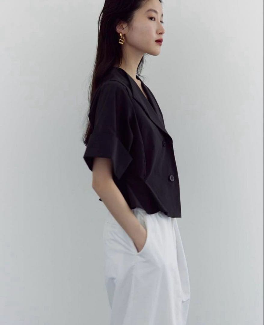 MEER. オープンカラーショートシャツ