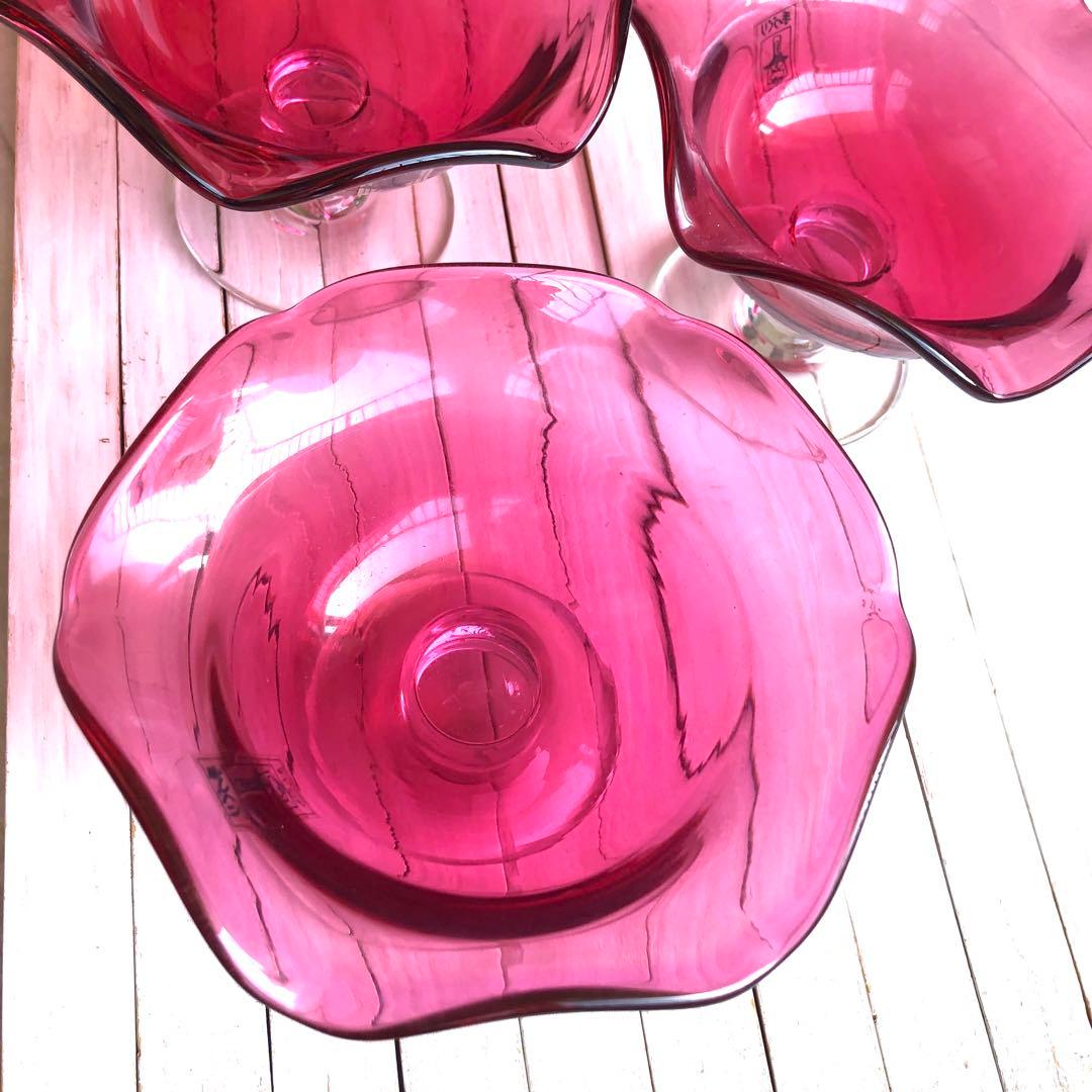 北一硝子　かき氷　デザートボウル サンデーグラス　パフェグラス