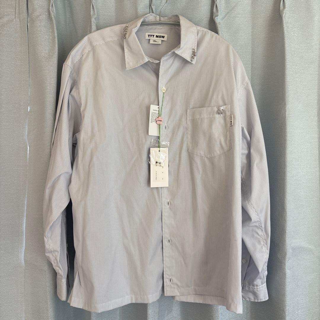 トップス TTT MSW Regular collar shirt stripe/w M