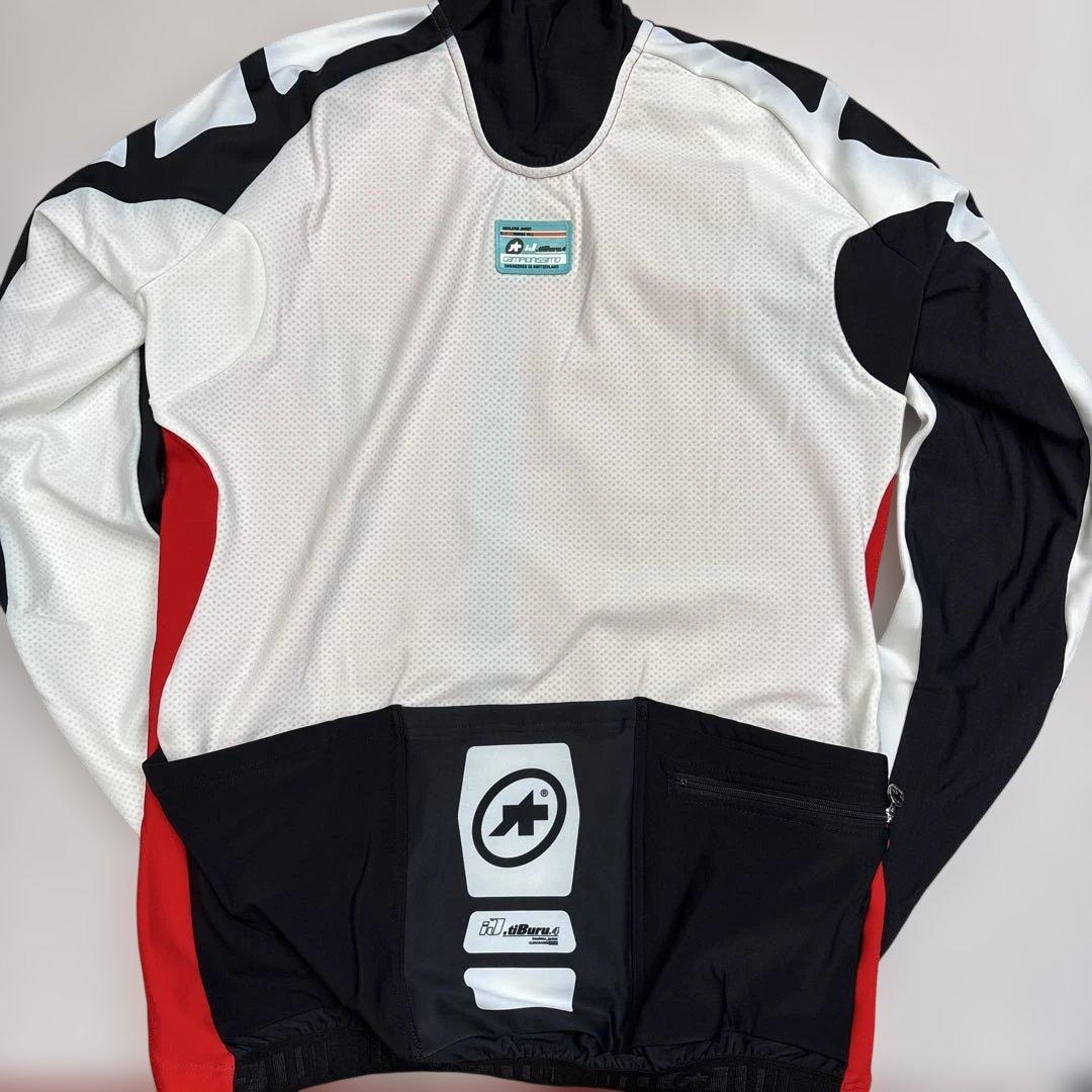 【新品】アソスサイクルジャージ 長袖 レッド