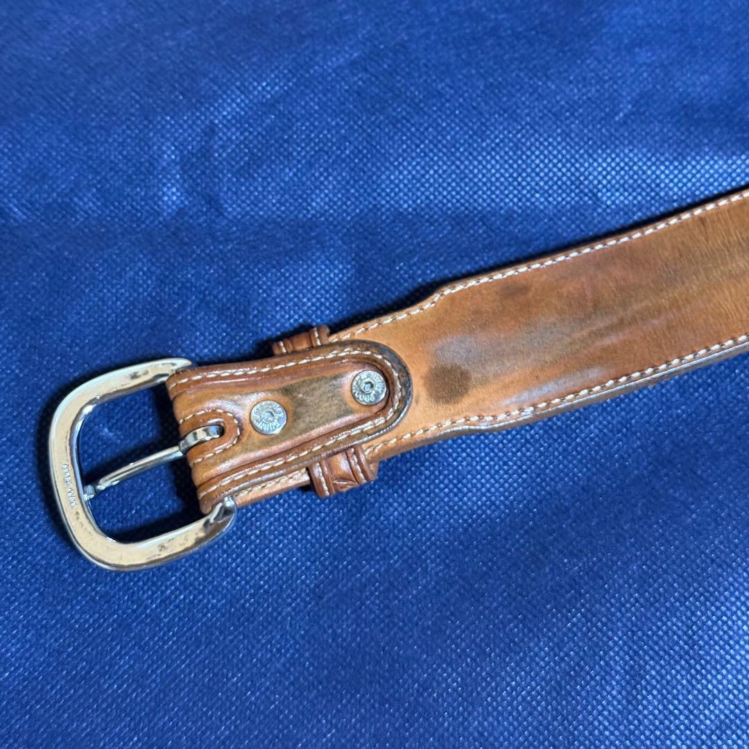 FUNNY 窪田クラフト ベルト 34インチ ハーマンオーク ターコイズクボタ