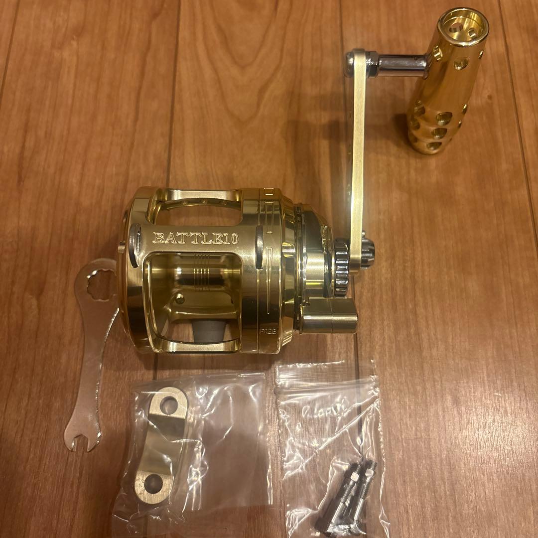 アリゲーターバトル10 BATTLEG ゴールド リール