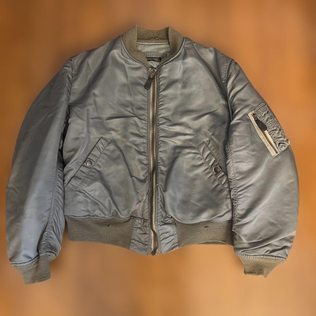 米軍実物MA-1 8279B M 50s EXCEL GARMENT 黒タグ