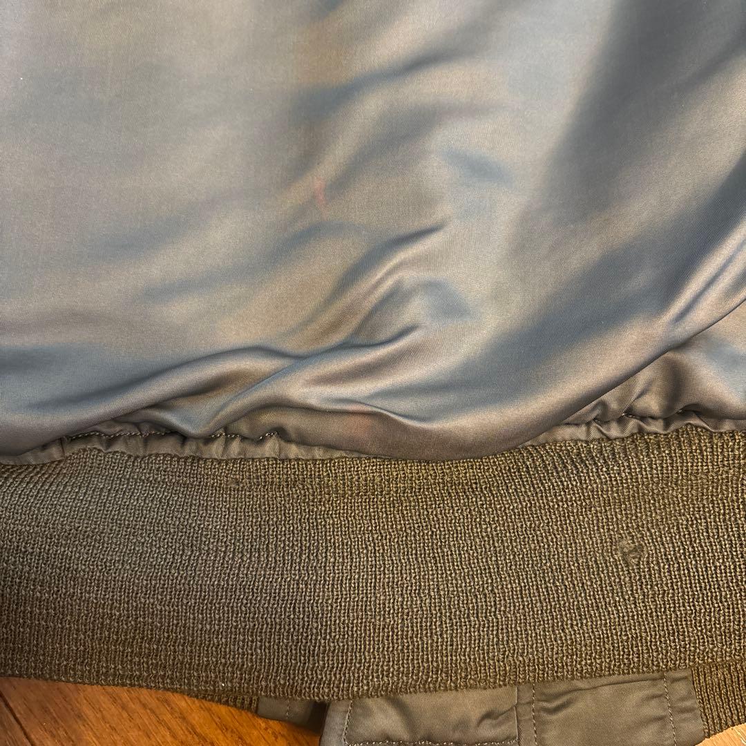 米軍実物MA-1 8279B M 50s EXCEL GARMENT 黒タグ