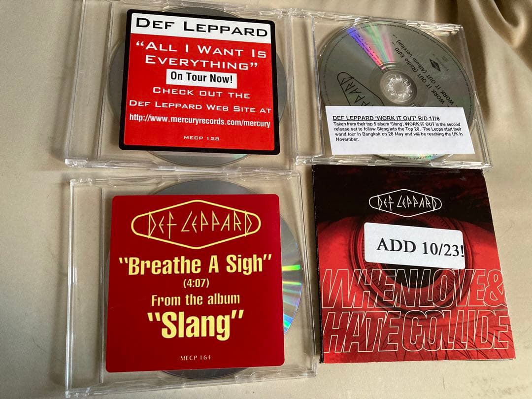 レア　Def Leppard プロモCD ２２枚とおまけ　デフレパード