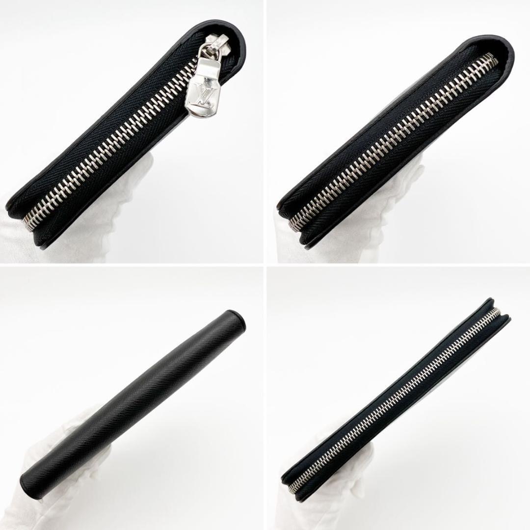 【美品・IC搭載】ヴィトン タイガ ジッピーオーガナイザー NM 黒 長財布