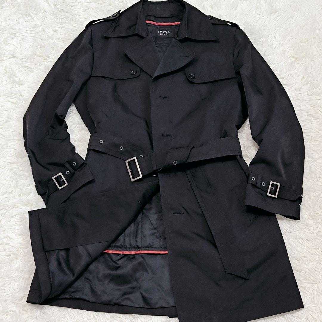 【極美品】EPOCA UOMO ライナー付き王道トレンチコート ベルト Lサイズ