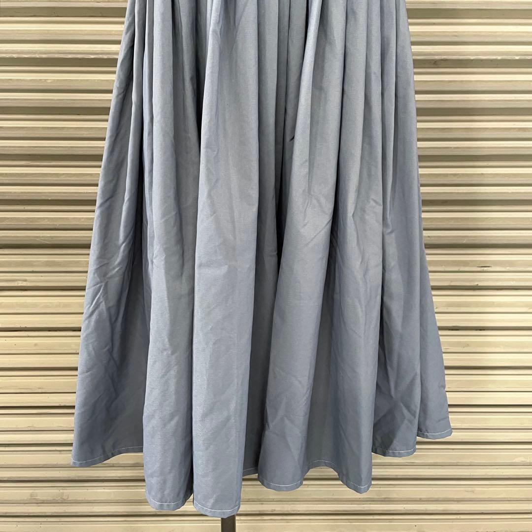 美品 ビームス ディーン&デルーカ コラボ フレアのエプロンドレス プリーツ