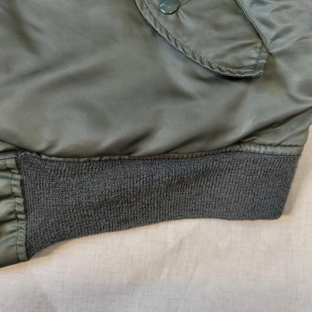 実物 80s Alpha アルファ MA-1 フライトジャケット グランドクルー