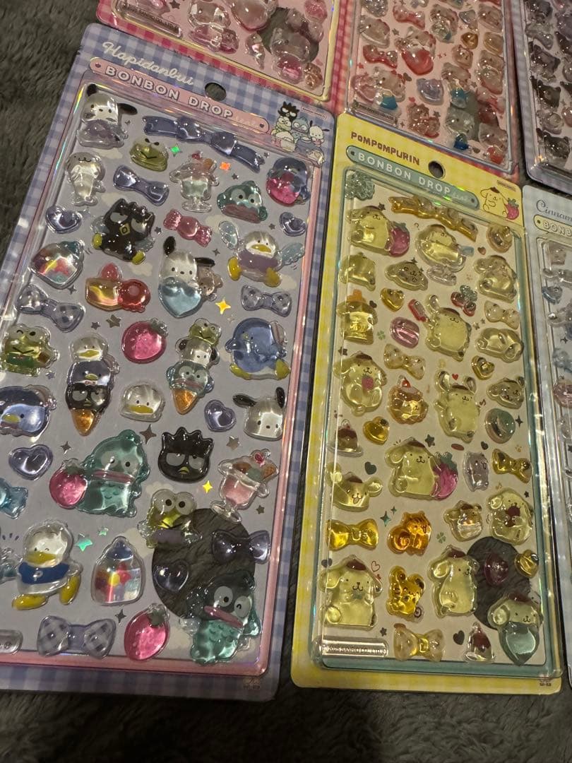 【確実正規品！！】サンリオボンボンドロップ シール 8セット