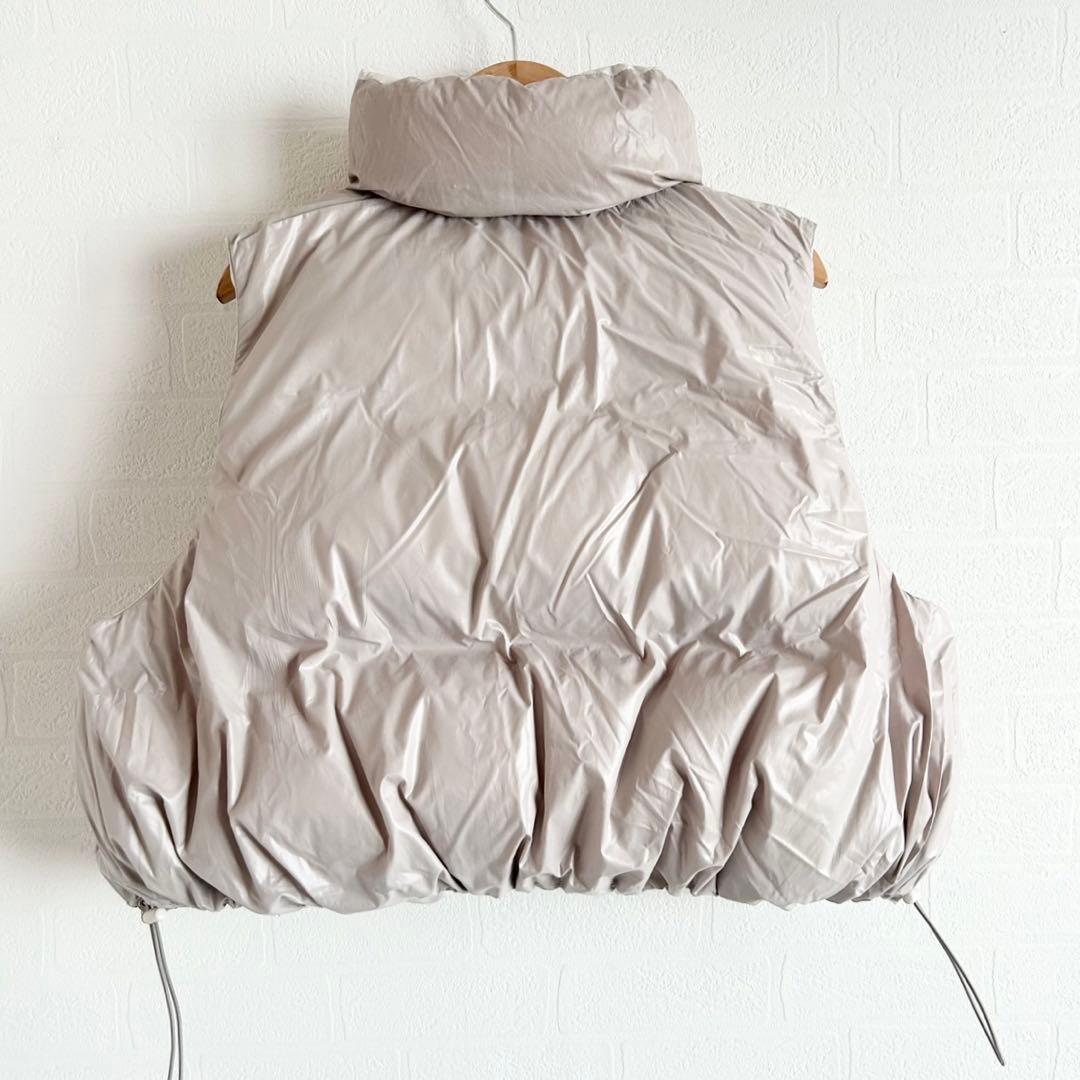 美品✨LE PHIEL リバーシブルボリュームダウンベスト　ベージュ