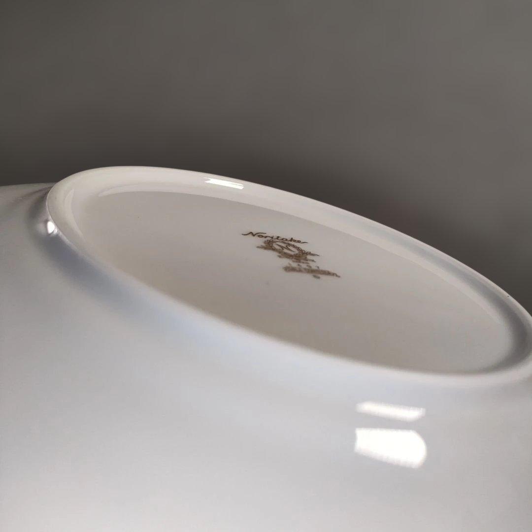 A1358-3/ノリタケ ガラコンテッサ/金彩色絵花草文絵替プレート6客/菓子皿