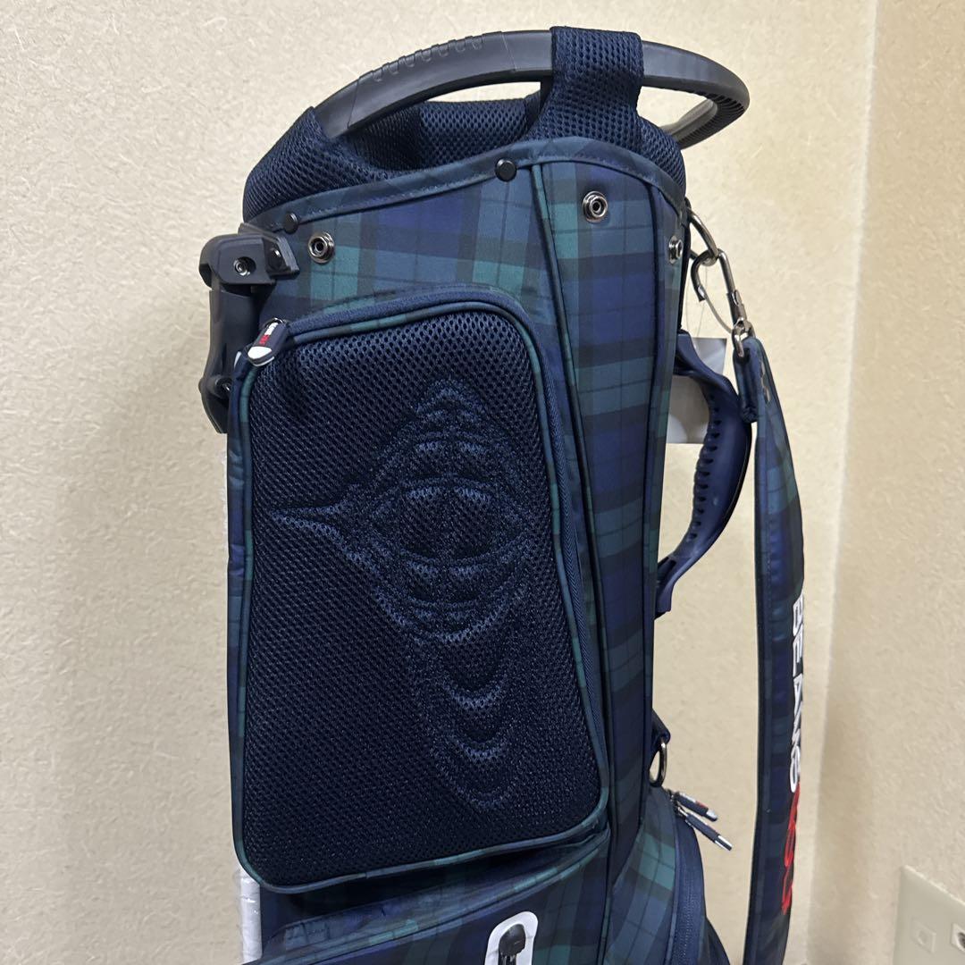 【新品】BEAMS GOLF NEW キャディバッグ ブラックウォッチ　スタンド