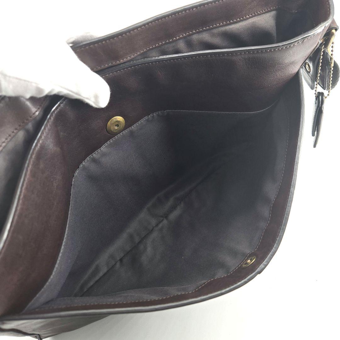 良品　COACH　ブリーカークーリエ　レザーメッセンジャーバッグ